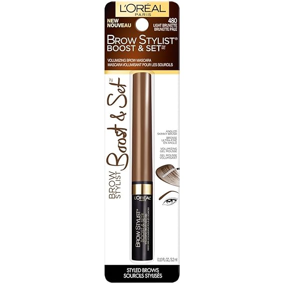 Loreal Brow Stylist Boost & Set Mascara Encrespador Para Cejas