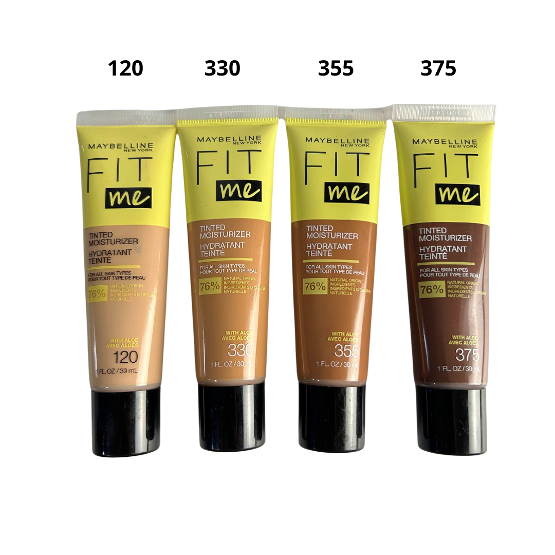 Maybelline Fit Me Tinted Moisturizer Base Hidratante Natural Con ALOE VERA