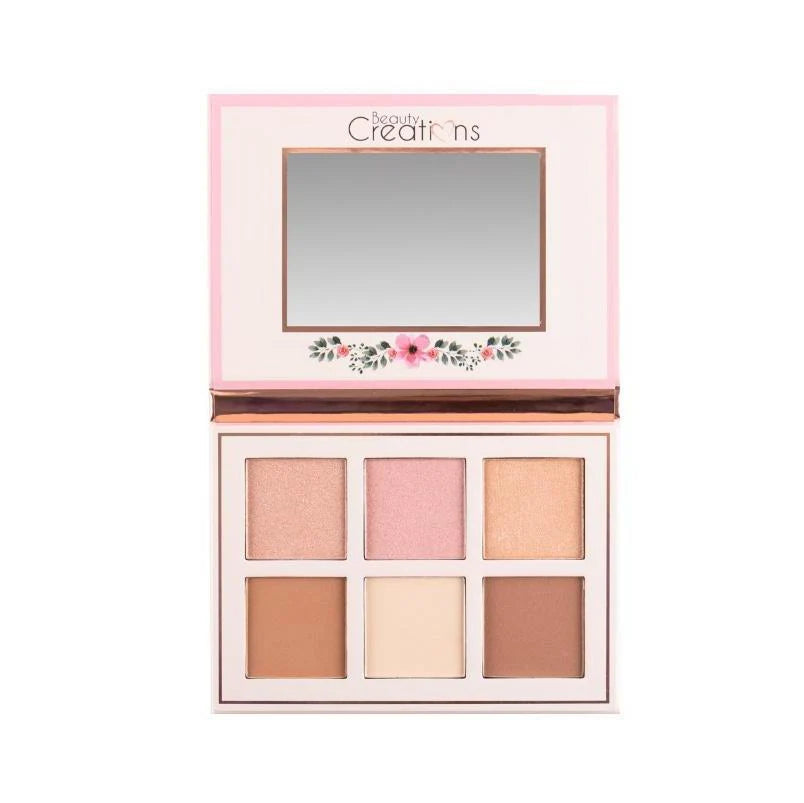 Beauty Creations Floral Bloom Paleta De Iluminador Y Contorno