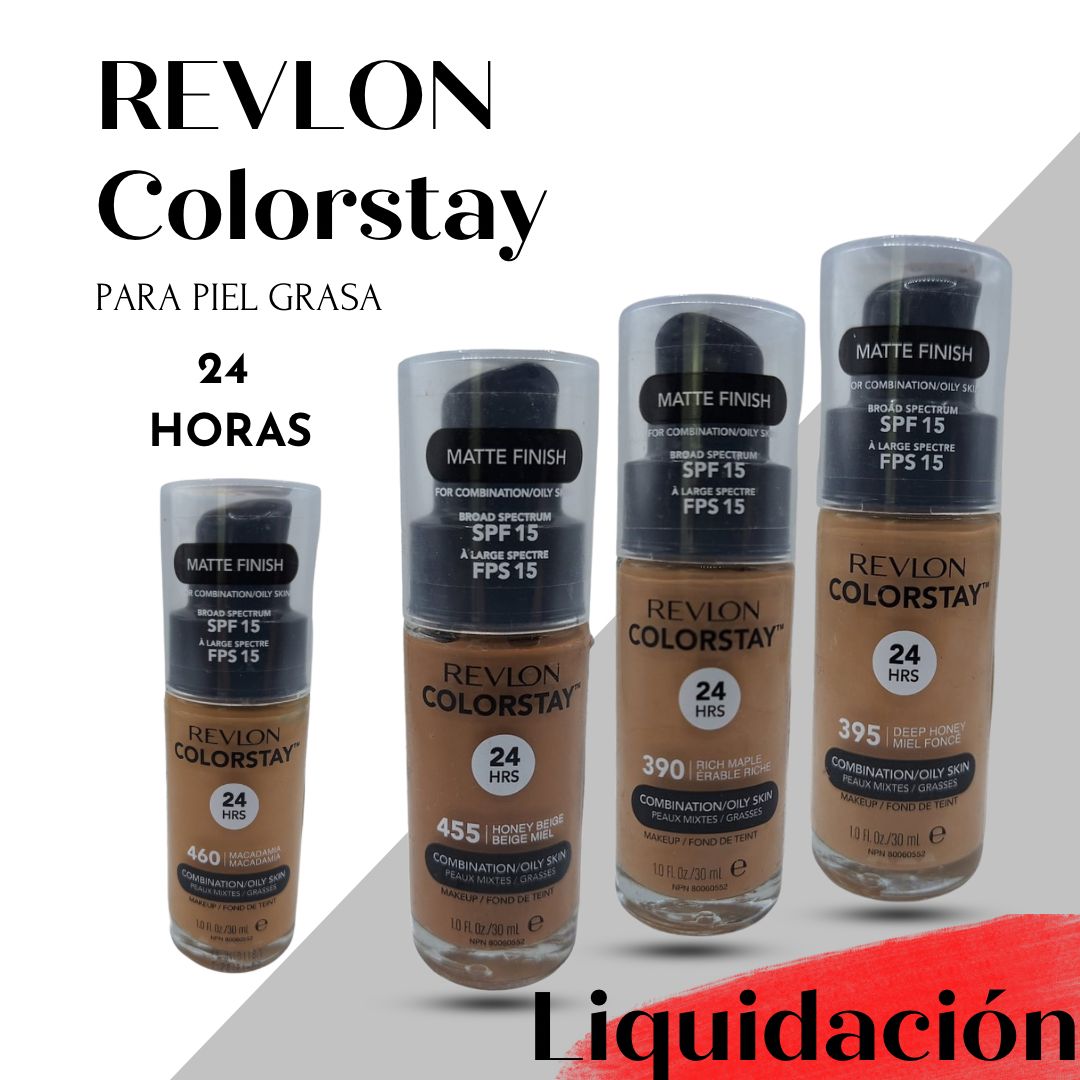 Tonos en DESCUENTO Revlon Colorstay Combination Oily Para Piel Grasa