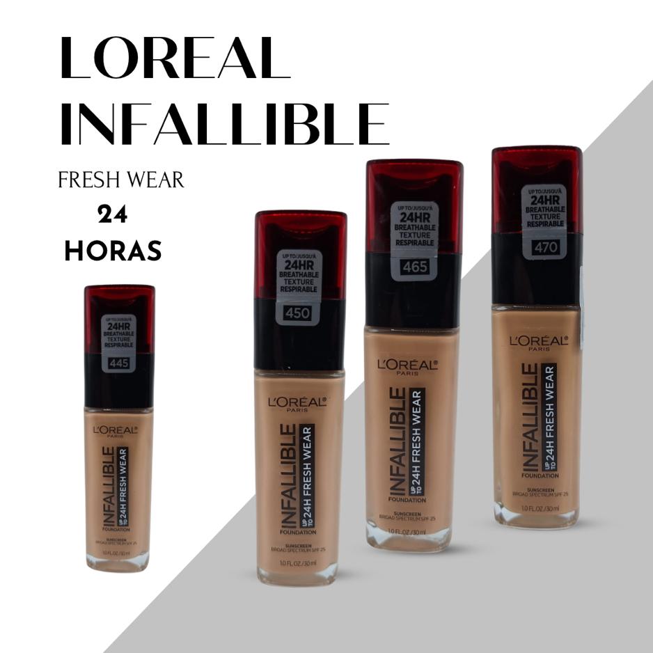 Loreal Infallible Fresh Wear Base Liquida 24 HORAS