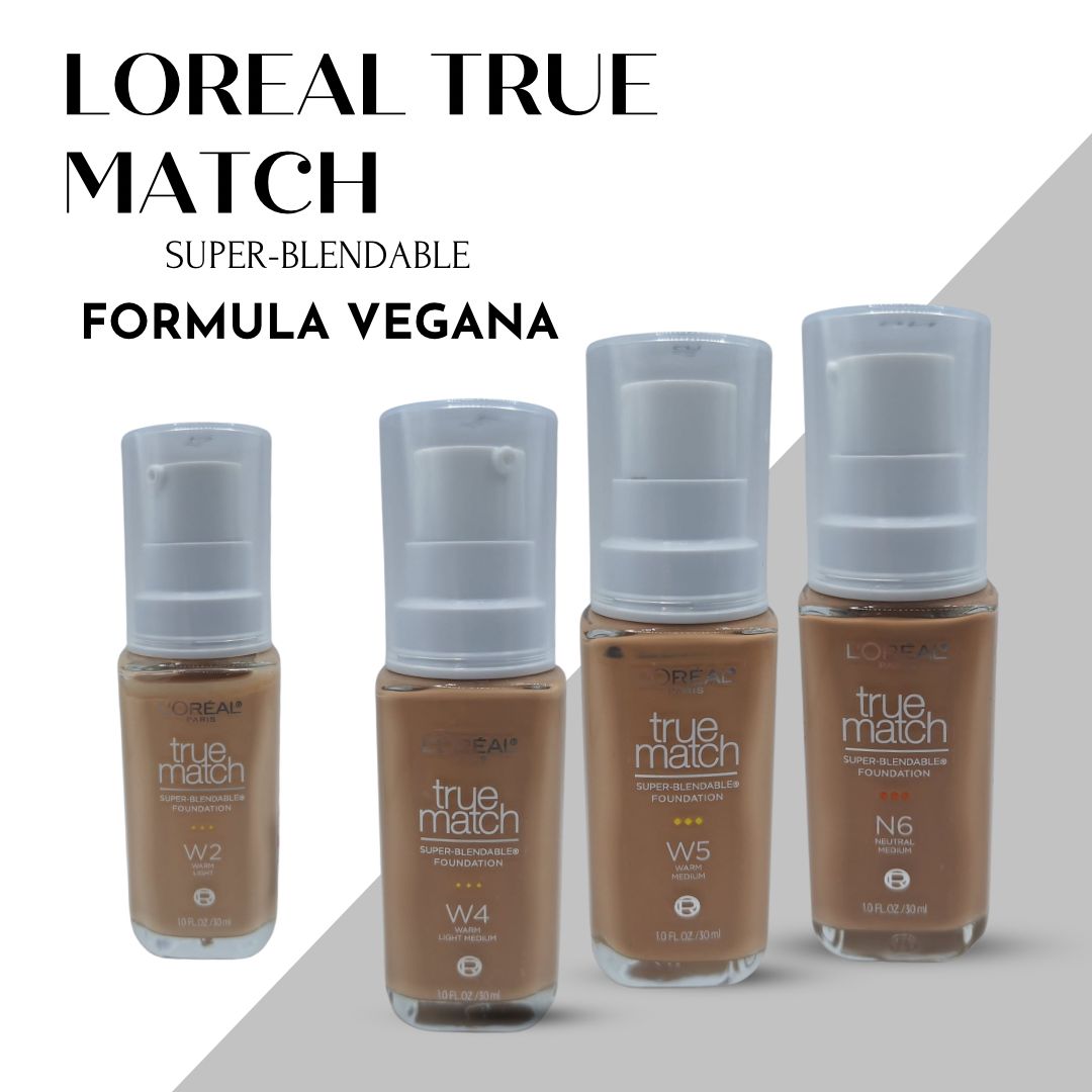 Loreal True Match Base Liquida Formula Vegana Hidratante