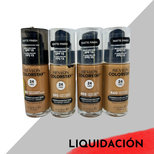 Tonos en DESCUENTO Revlon Colorstay Combination Oily Para Piel Grasa