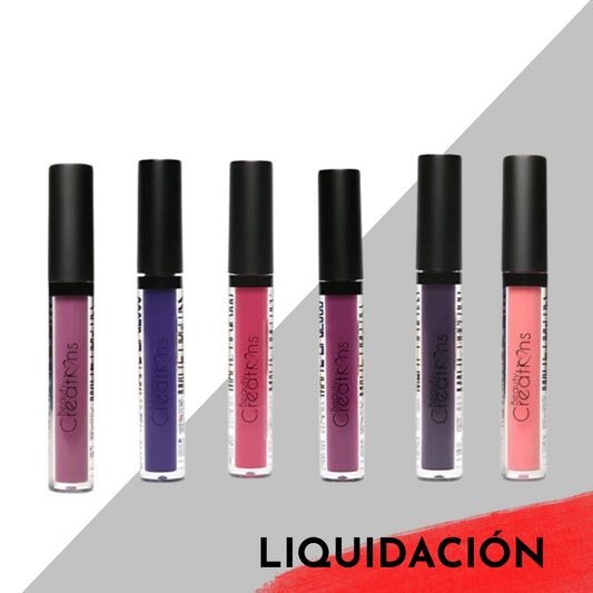 Beauty Creations Labial Liquido Matte Larga Duracion