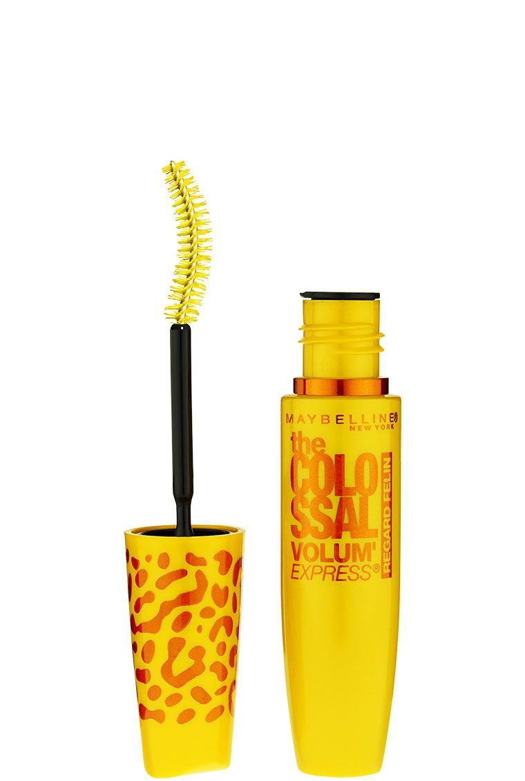 Maybelline Mascara Encrespador The Colossal Cat Eyes VolumExpress - Negro