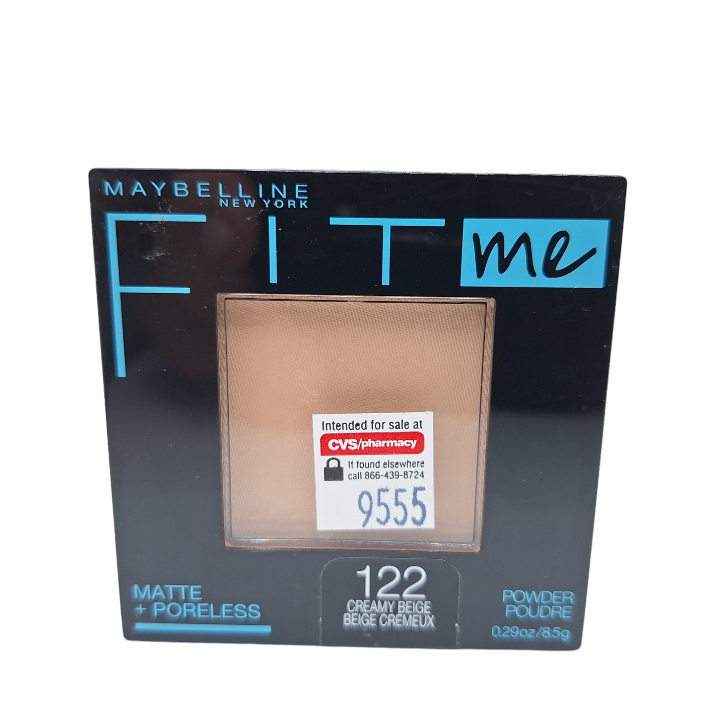 Maybelline Fit Me Matte Polvo Compacto Refina Poros Para Piel Grasa