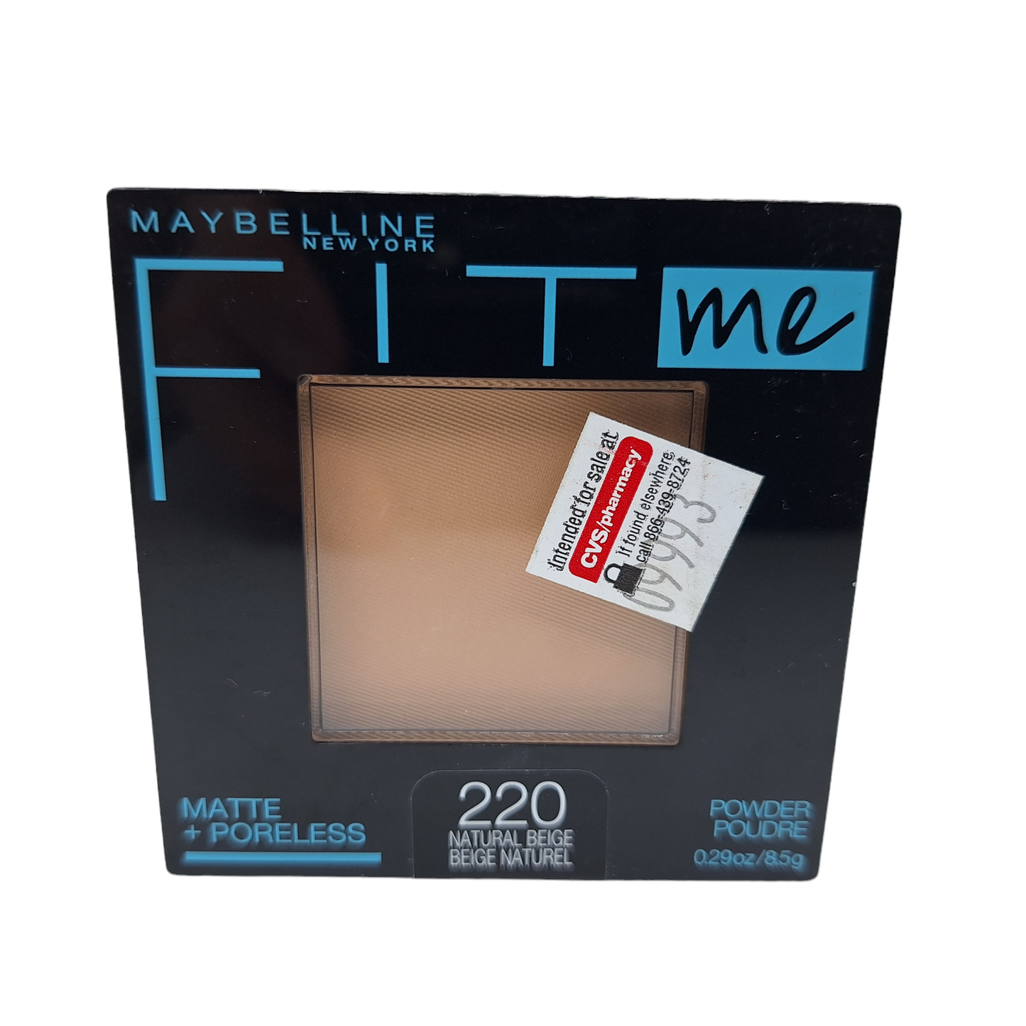 Maybelline Fit Me Matte Polvo Compacto Refina Poros Para Piel Grasa