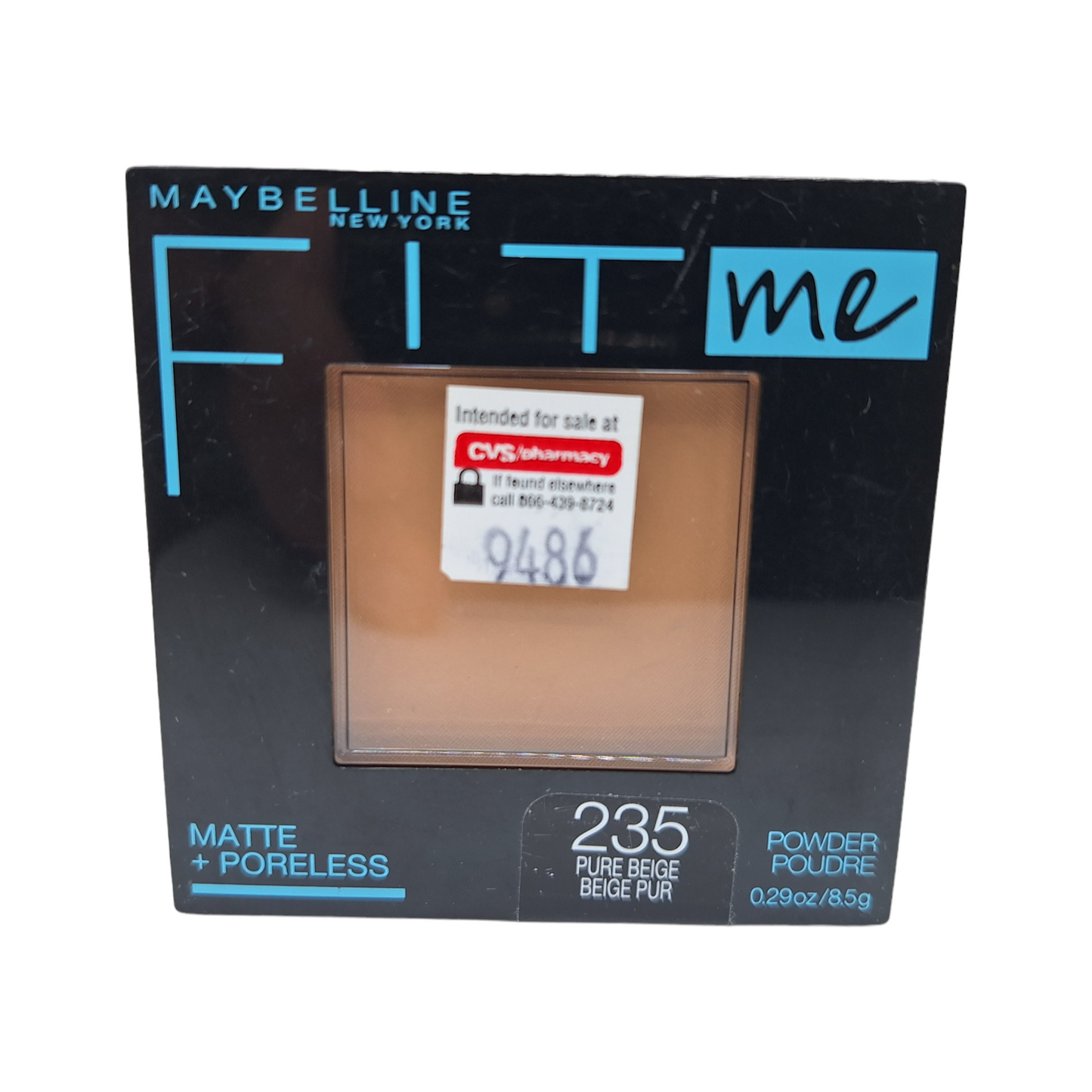 Maybelline Fit Me Matte Polvo Compacto Refina Poros Para Piel Grasa