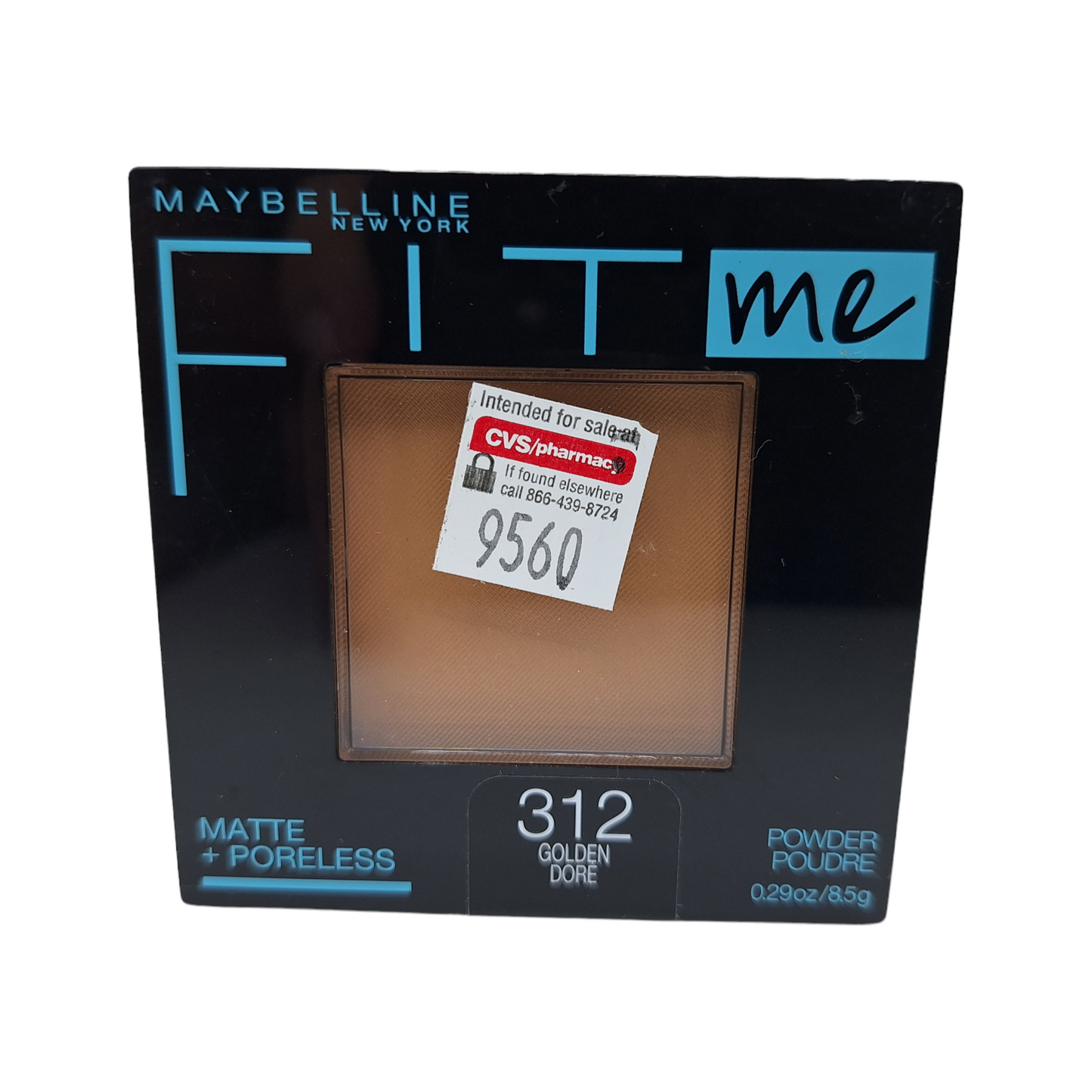 Maybelline Fit Me Matte Polvo Compacto Refina Poros Para Piel Grasa