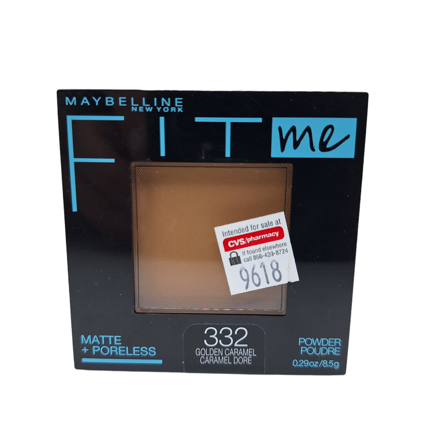 Maybelline Fit Me Matte Polvo Compacto Refina Poros Para Piel Grasa