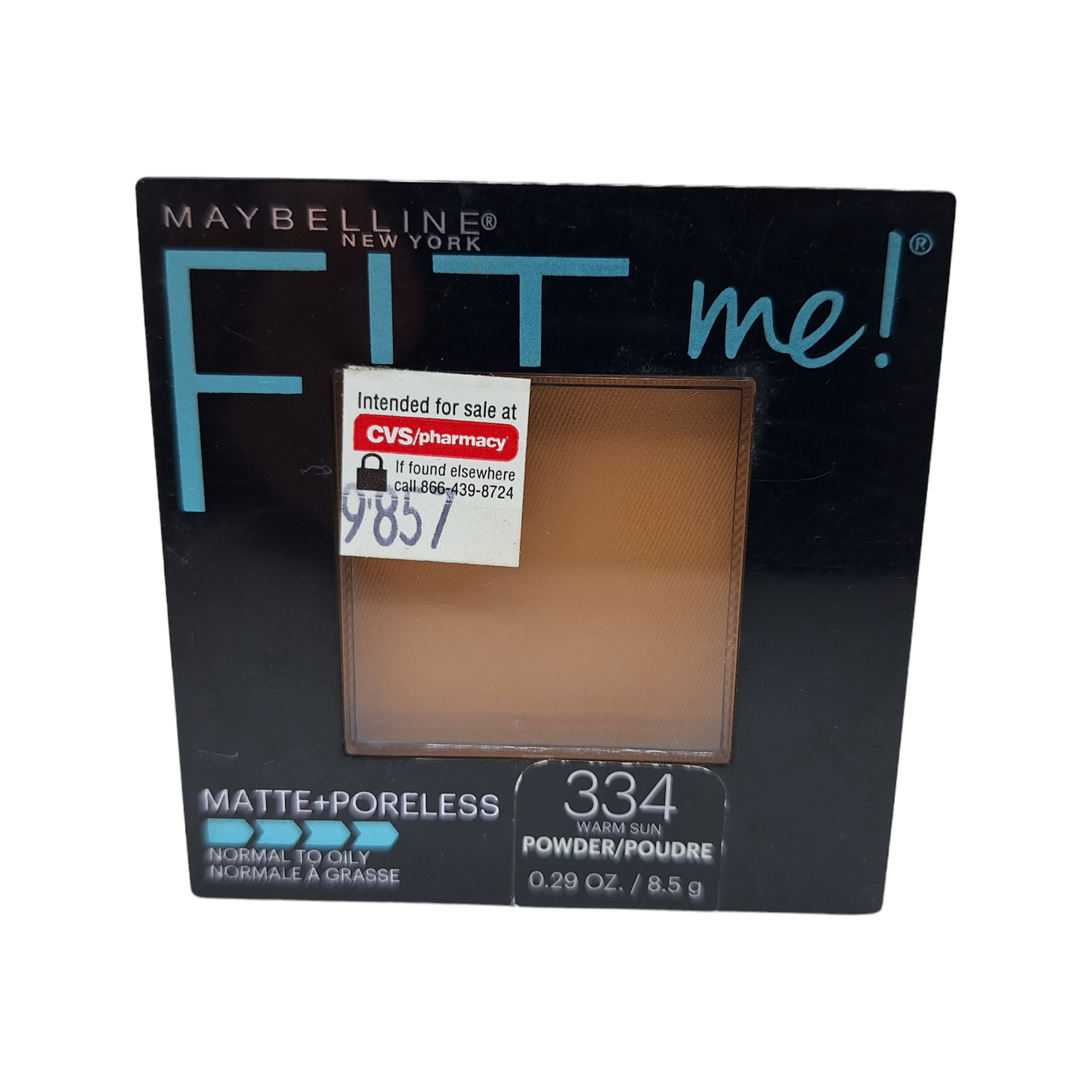 Maybelline Fit Me Matte Polvo Compacto Refina Poros Para Piel Grasa