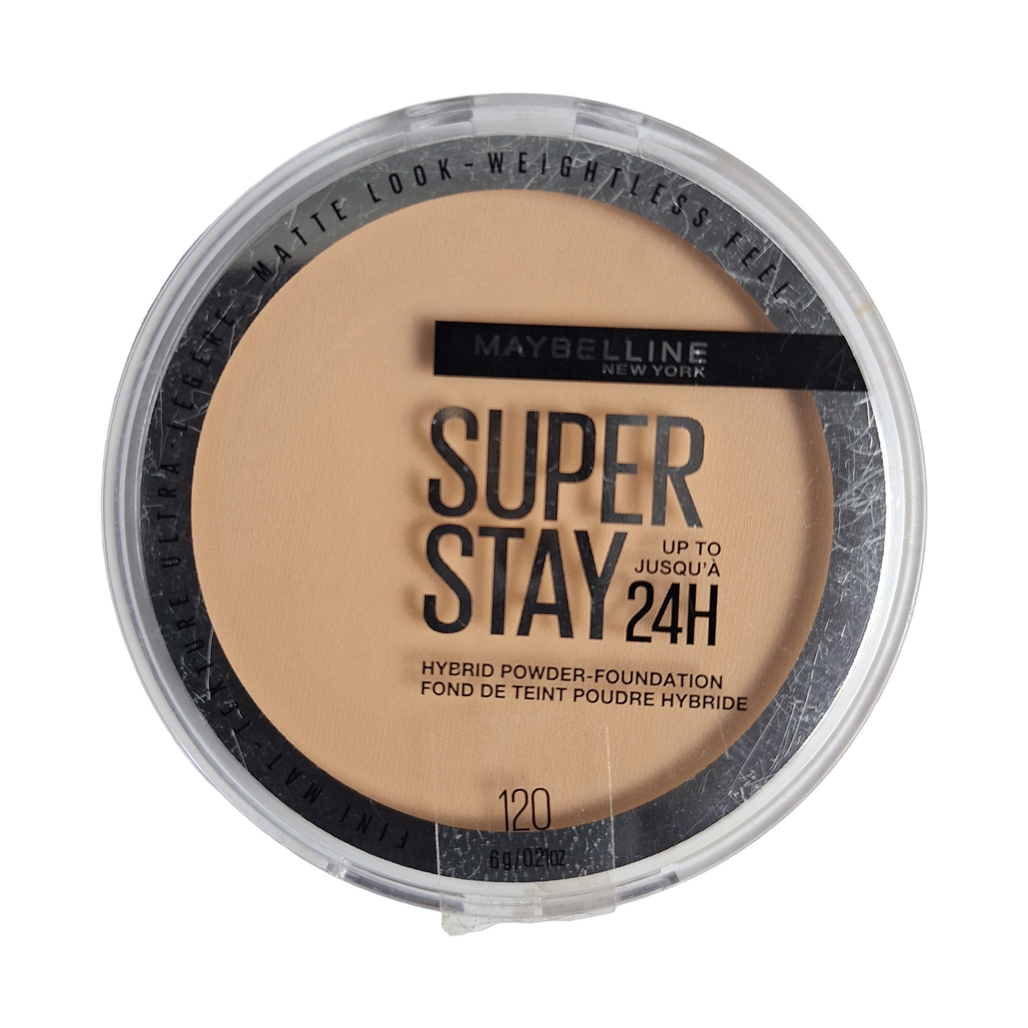 Maybelline Superstay Base Hibrida en Polvo 24 HR Contra Agua