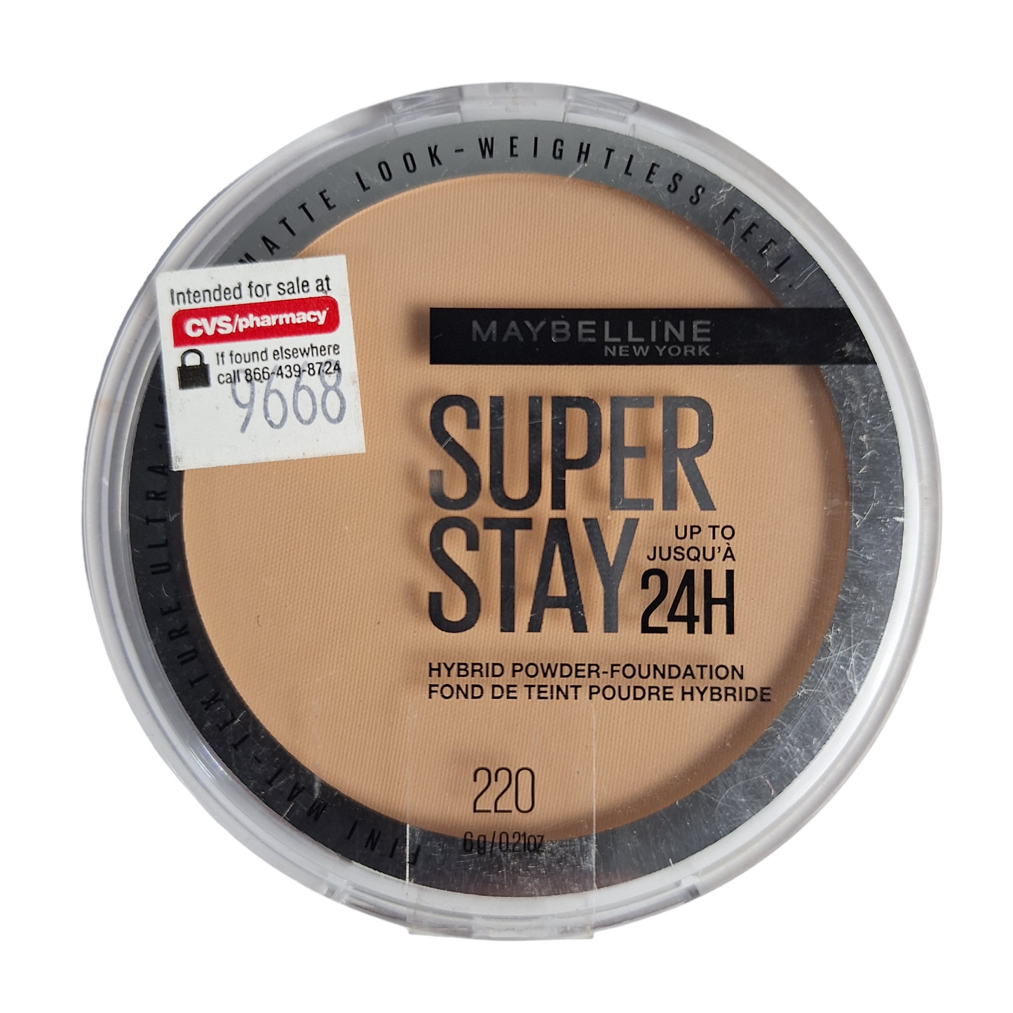 Maybelline Superstay Base Hibrida en Polvo 24 HR Contra Agua