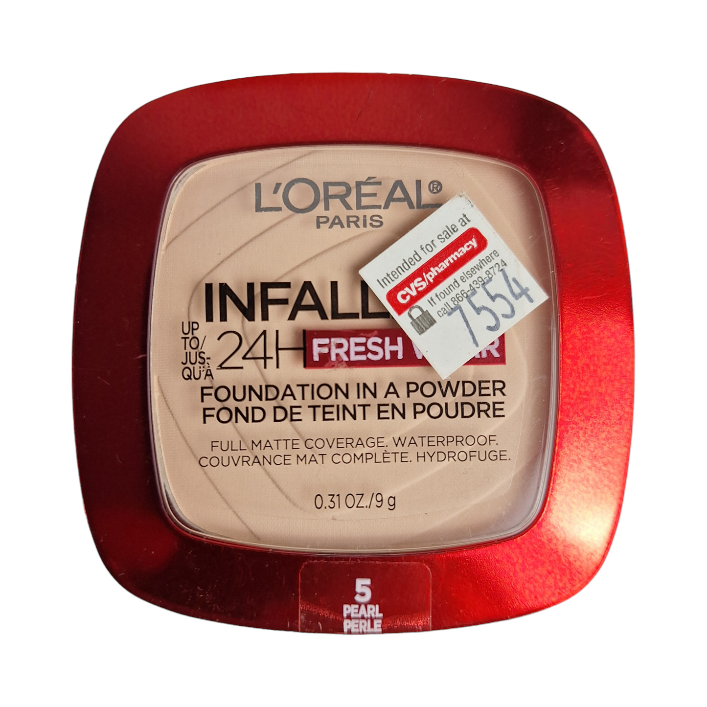 Loreal Fresh Wear Base En Polvo Contra Agua 24 HR