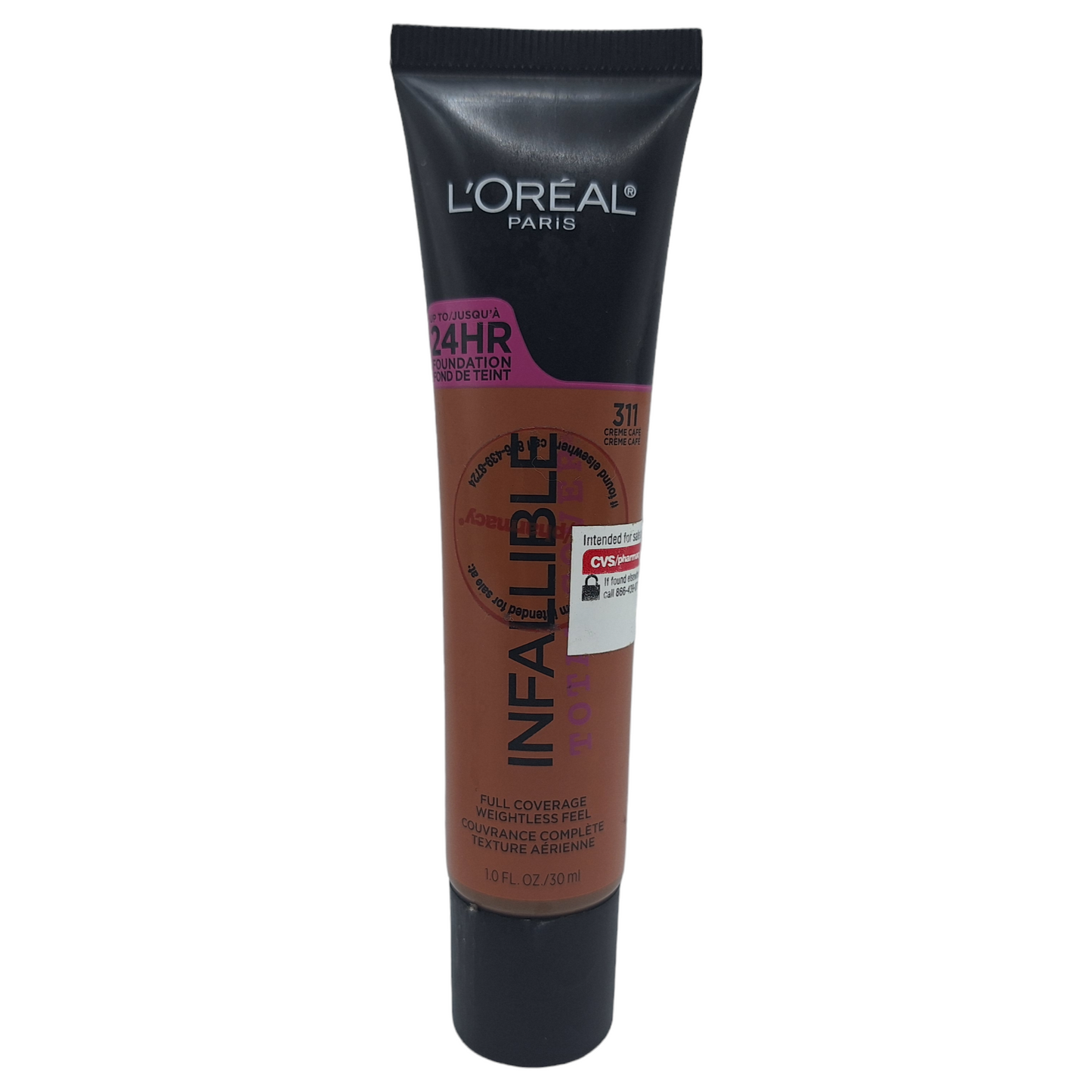 Loreal Infallible Total Cover Base Liquida Cobertura Total 24 HR