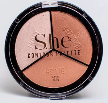 She Makeup Paleta De Contorno 3 en 1