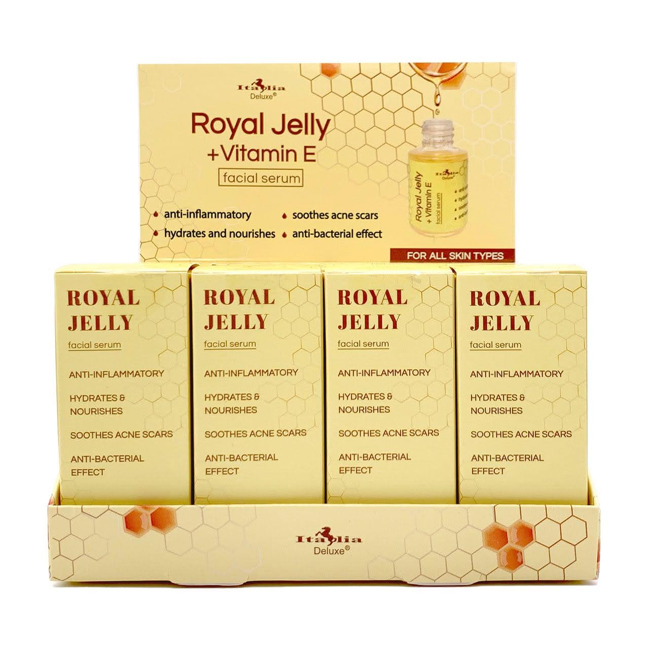 Italia Deluxe Royal Jelly Serum Facial Con Vitamina E