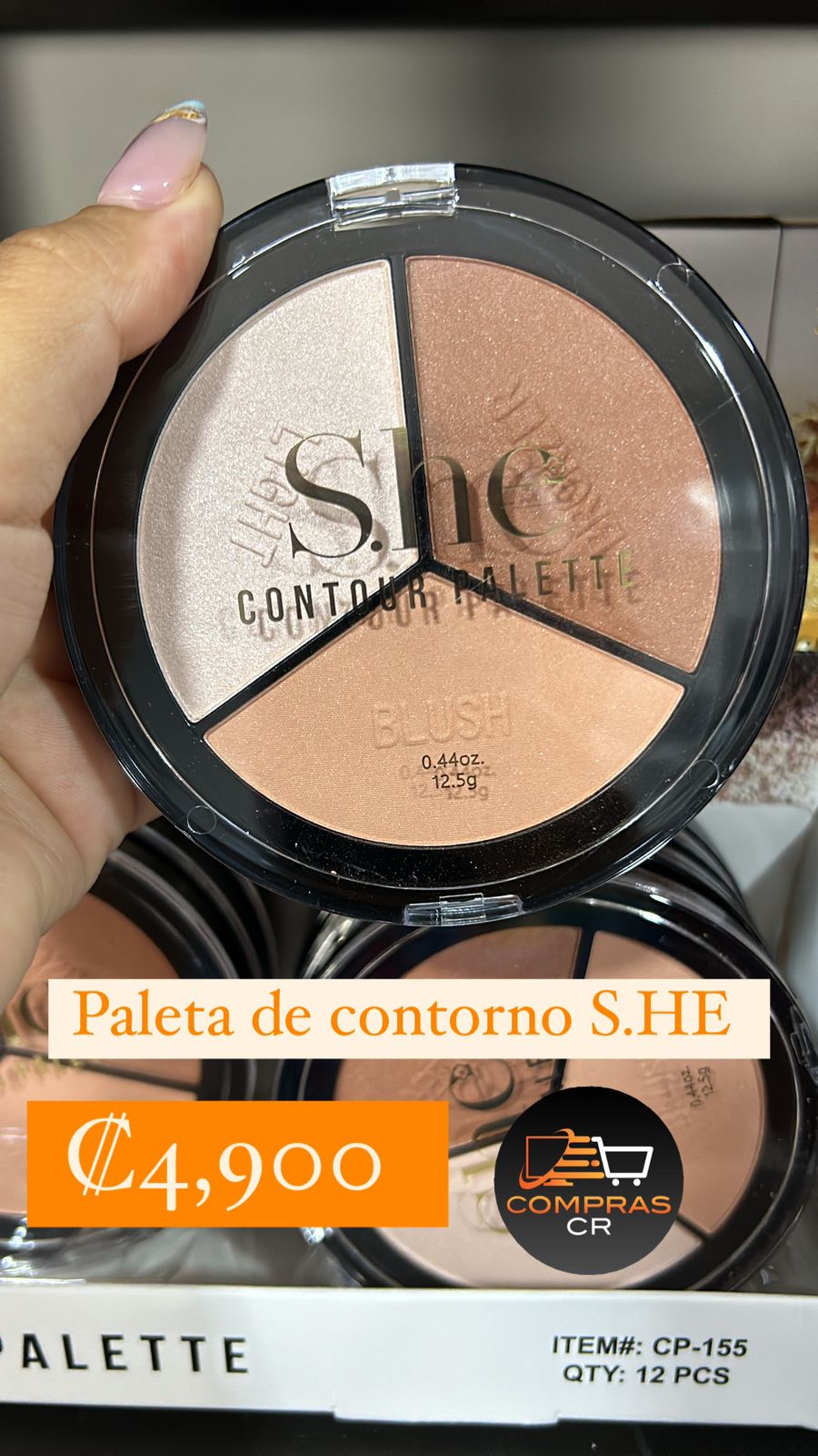 She Makeup Paleta De Contorno 3 en 1