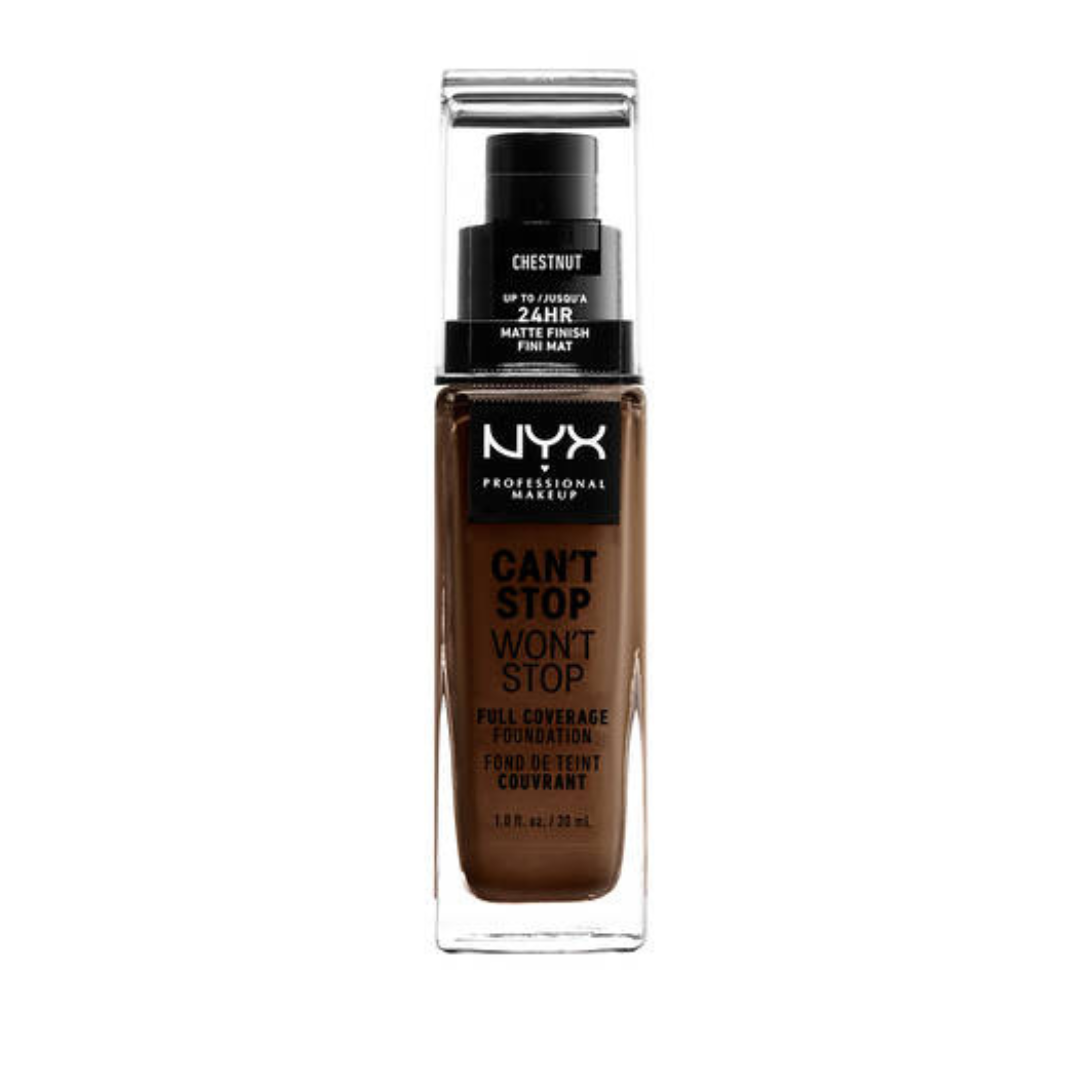 NYX Cant Stop Wont Stop Base Liquida Contra Agua Cobertura Total