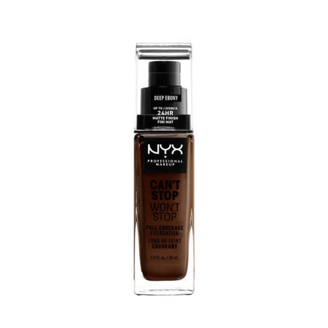 NYX Cant Stop Wont Stop Base Liquida Contra Agua Cobertura Total