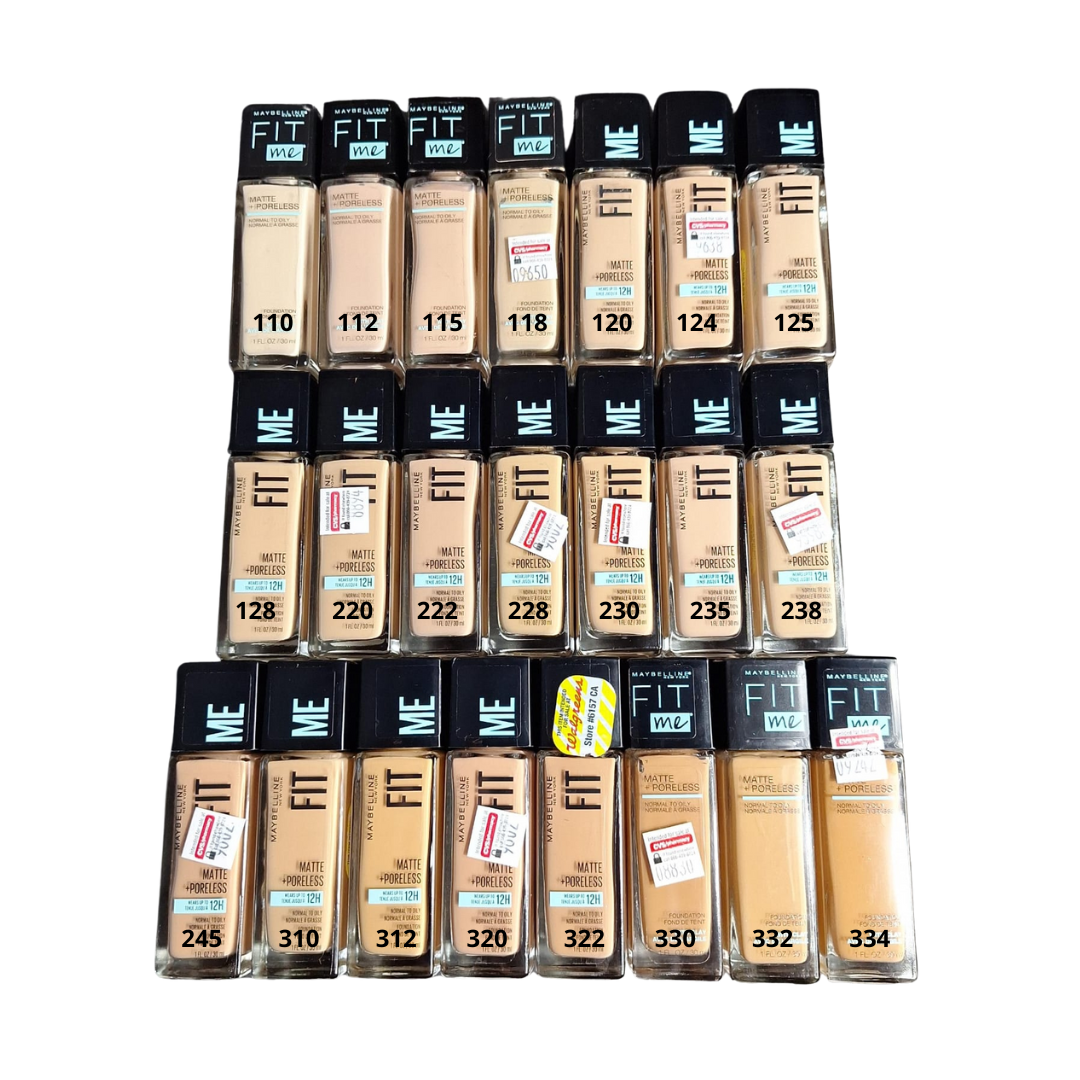 Maybelline Fit Me Base Liquida Matte Poreless Refina Poros