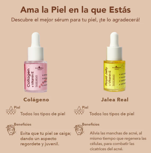 Italia Deluxe Royal Jelly Serum Facial Con Vitamina E