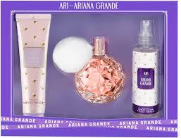 SET ARIANA GRANDE ARI WOMEN ( 3 PC SET ) 3.4 OZ. EDP / 3.4 OZ. SG / 3.4 OZ. BL